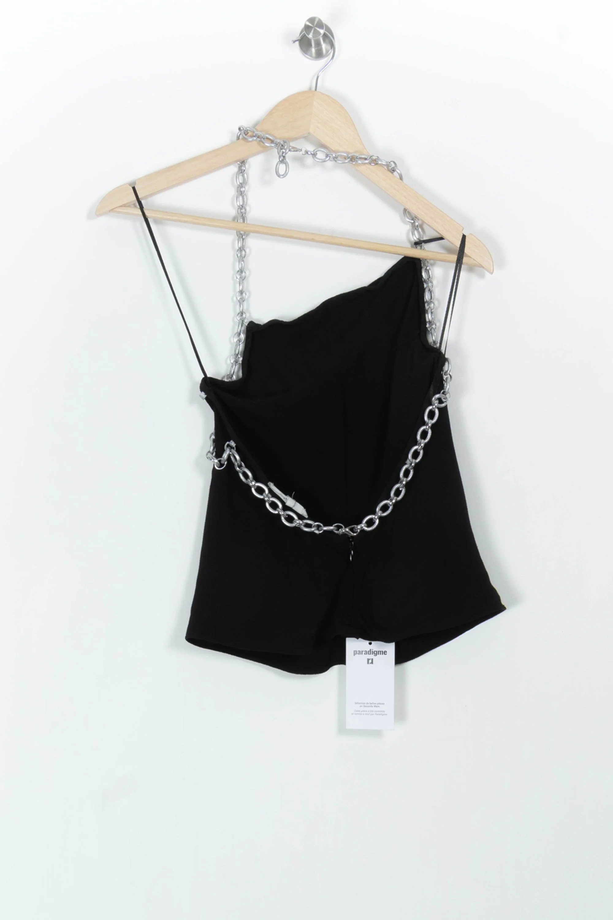 Top Asymétrique Noir - Taille XS/34 - Image 4