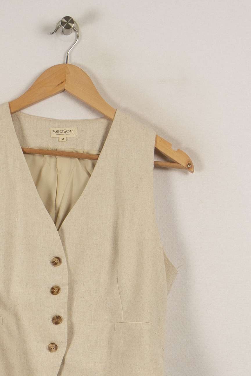 Top beige - Taille M/38 - Image 3