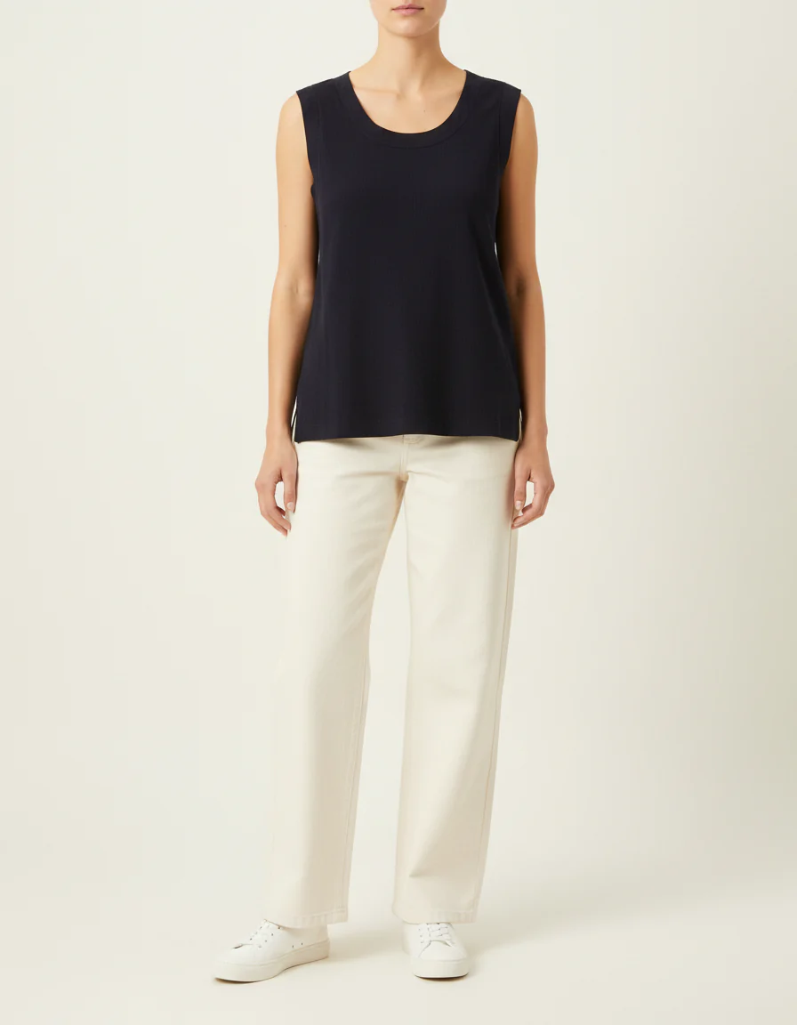 Top bleu foncé - Taille S/36