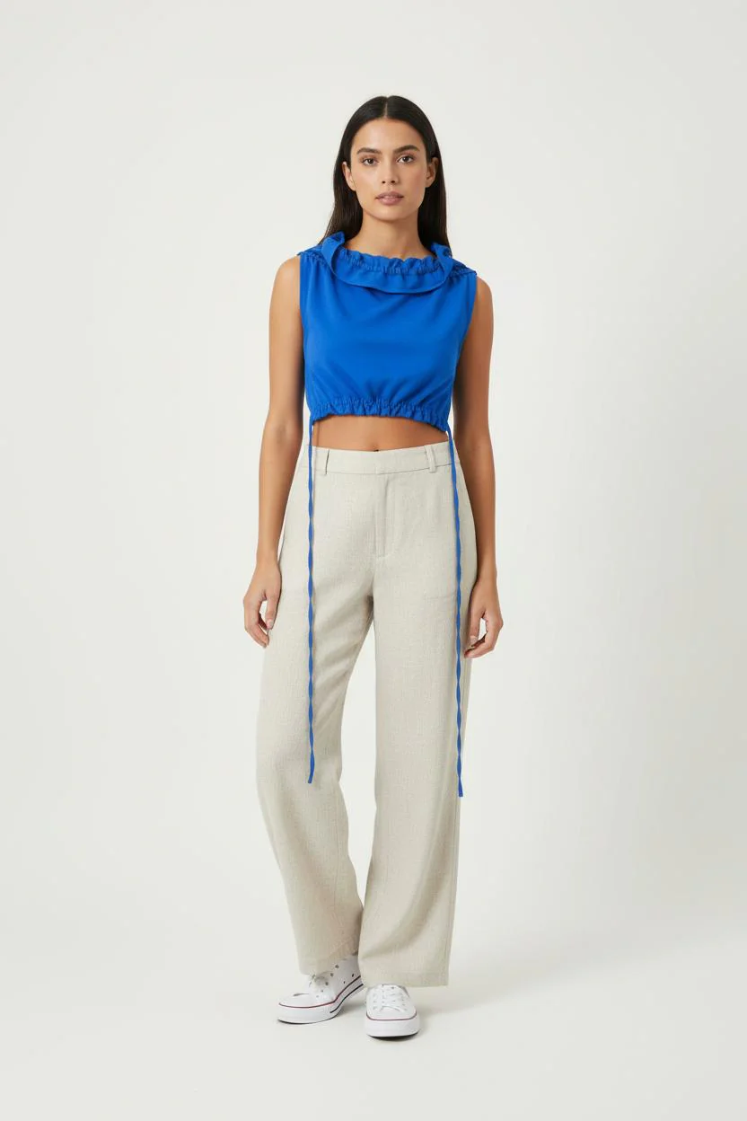 Top Bleu - Taille S/36