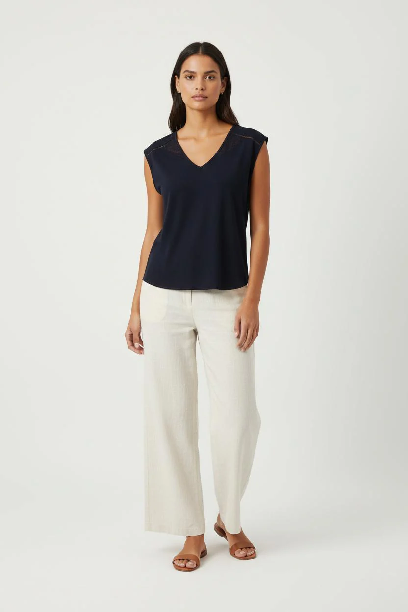 Top Bleu - Taille XS/34
