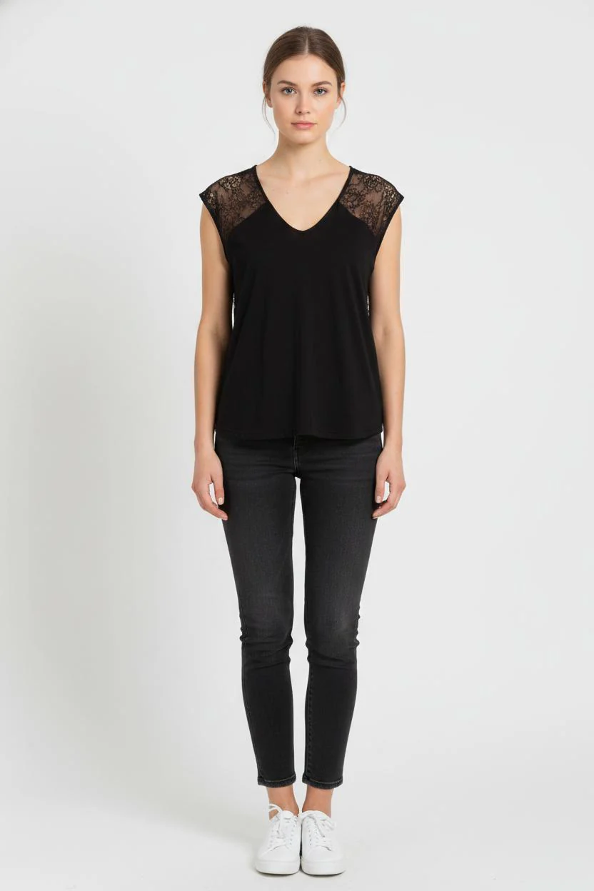 Top Noir - Taille XL/42