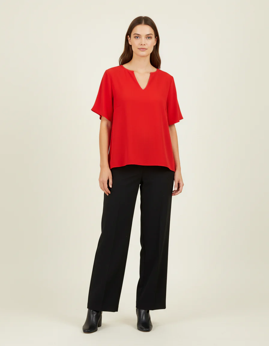 Top rouge - Taille S/36