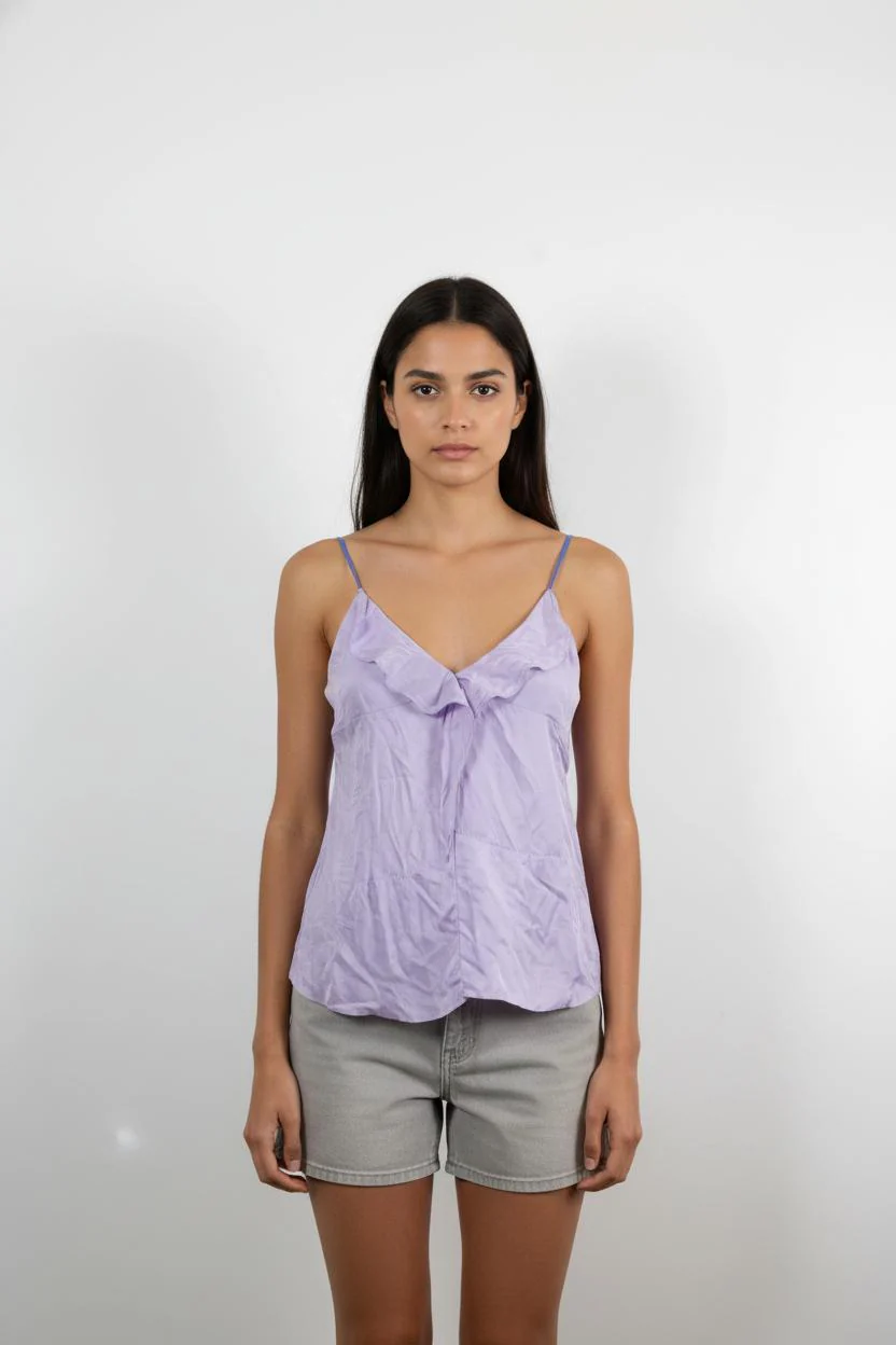 Top Violet et Bleu - Taille S/36