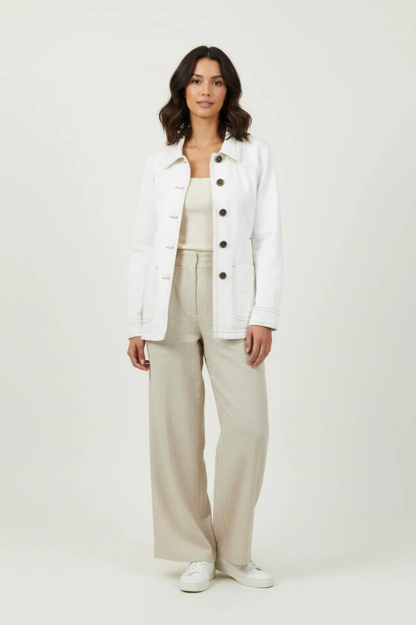 Trench Blanc - Taille S/36