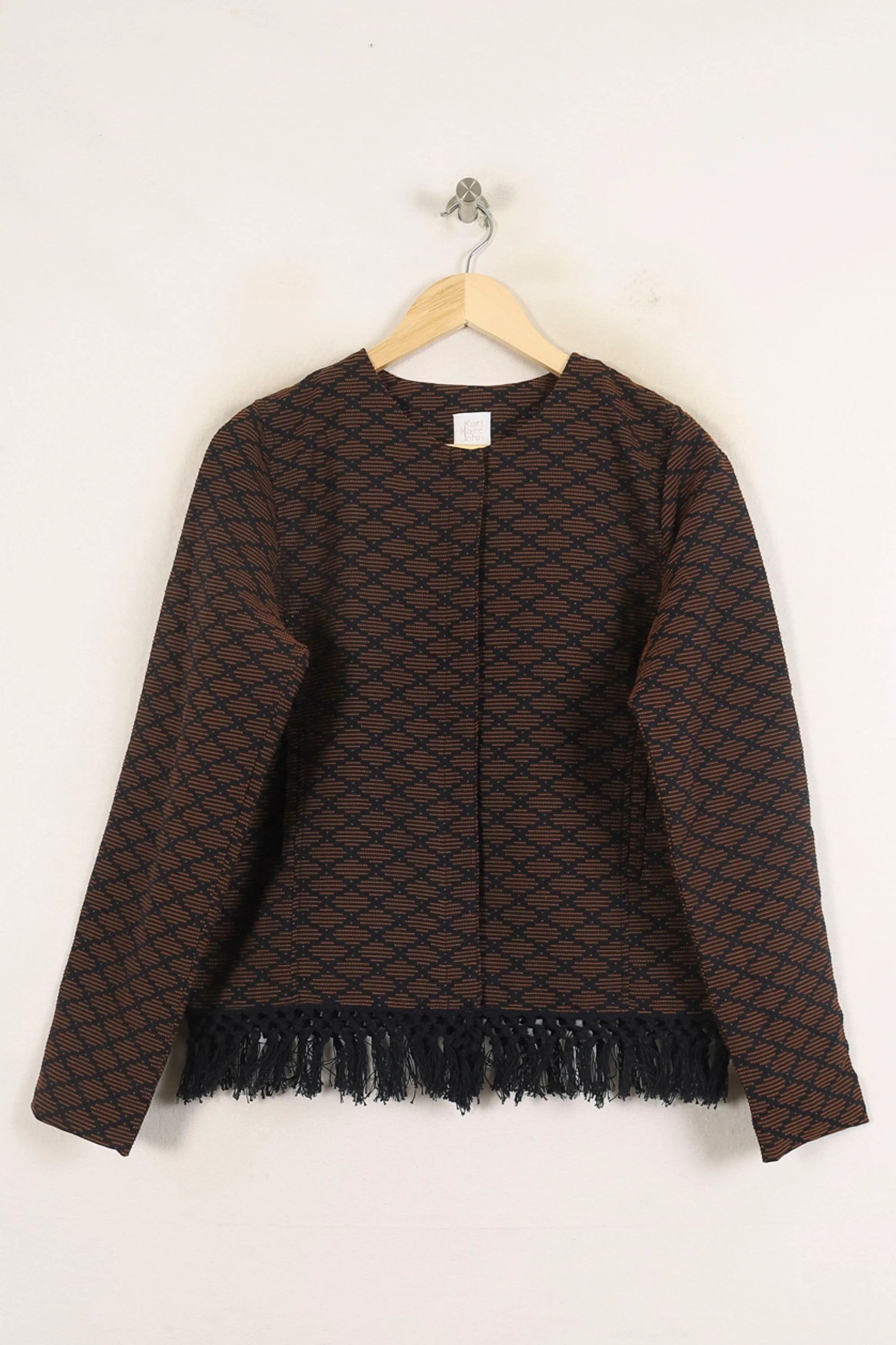 Veste Bleu et Marron - Taille M/38 - Image 2