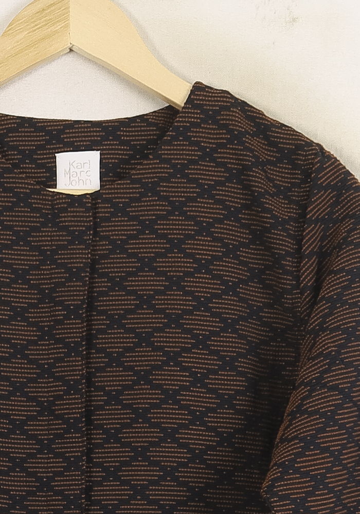 Veste Bleu et Marron - Taille M/38 - Image 3