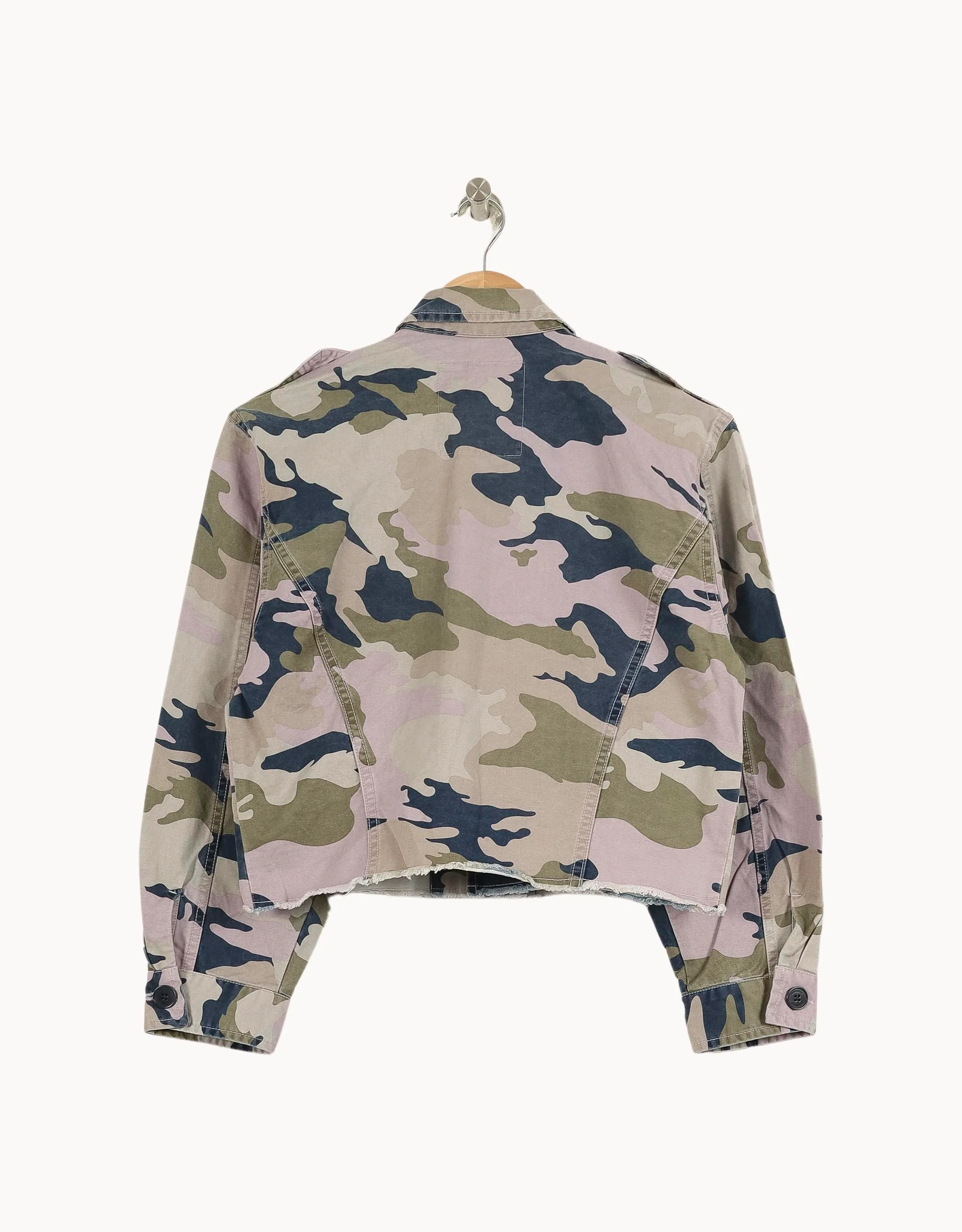 Veste Camouflage Kaki et Bleu - Taille XS/34 - Image 4