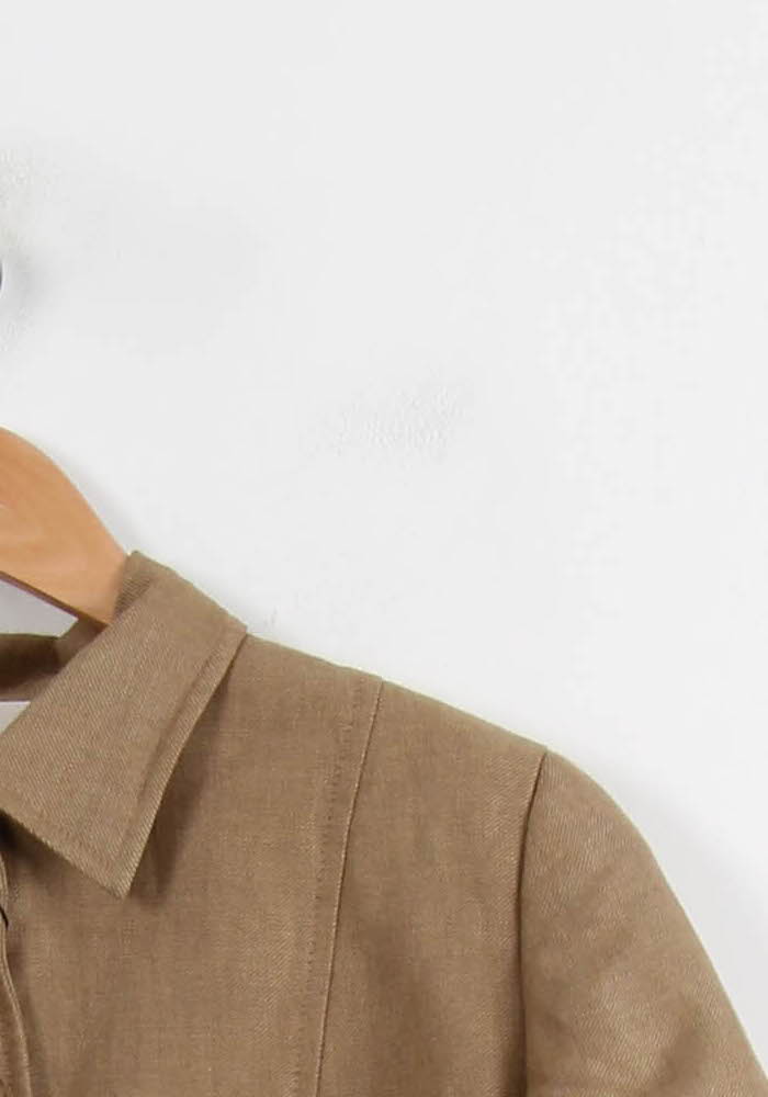 Veste Courte Beige - Taille XL/42 - Image 3