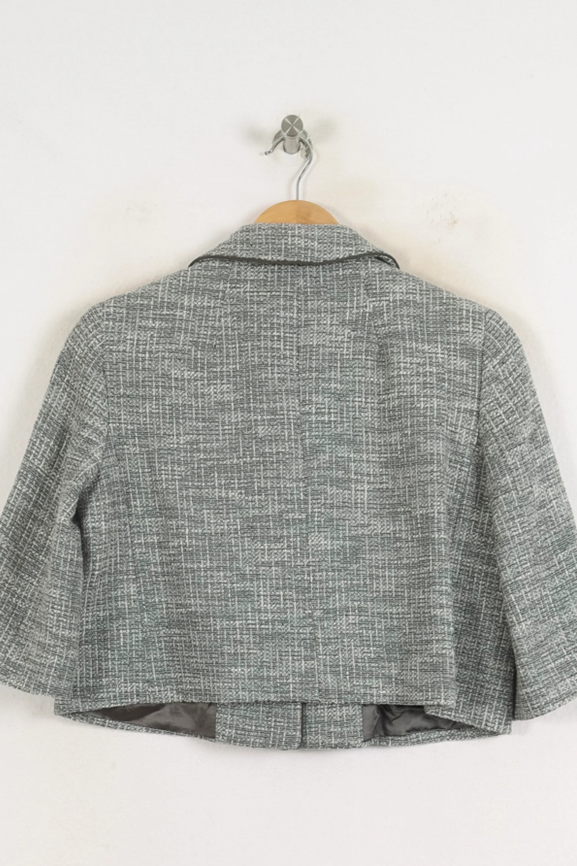 Veste Courte Grise - Taille M/38 - Image 4