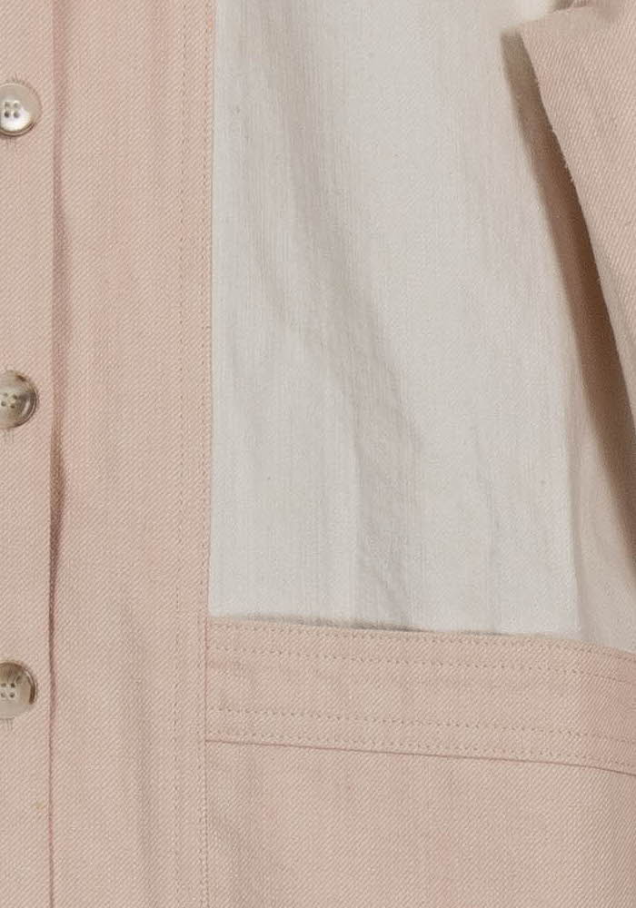 Veste courte rose et beige - Taille XXS/32 - Image 3