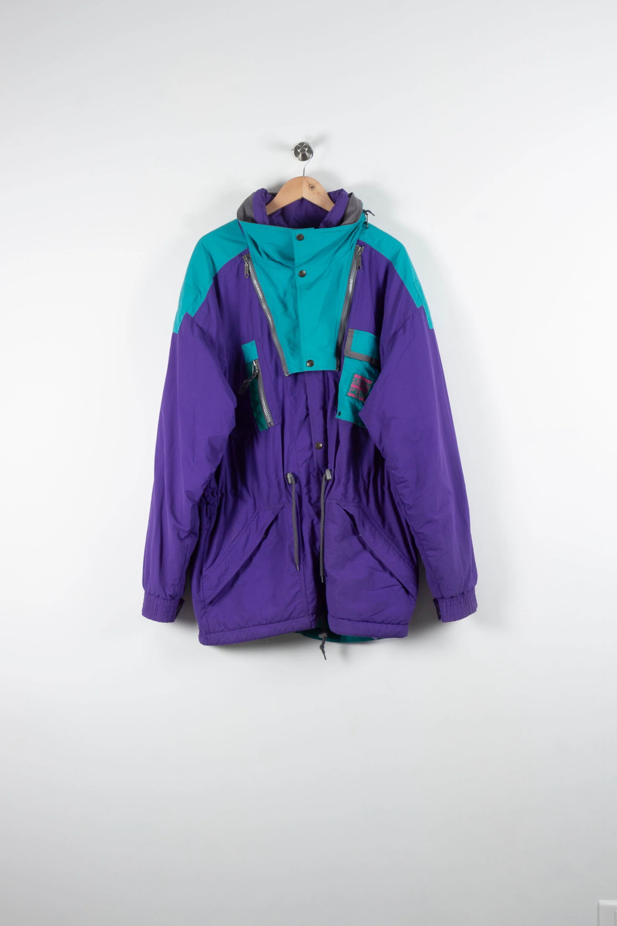 Veste de Ski Violette et Turquoise - Taille XXXL/46 - Image 2