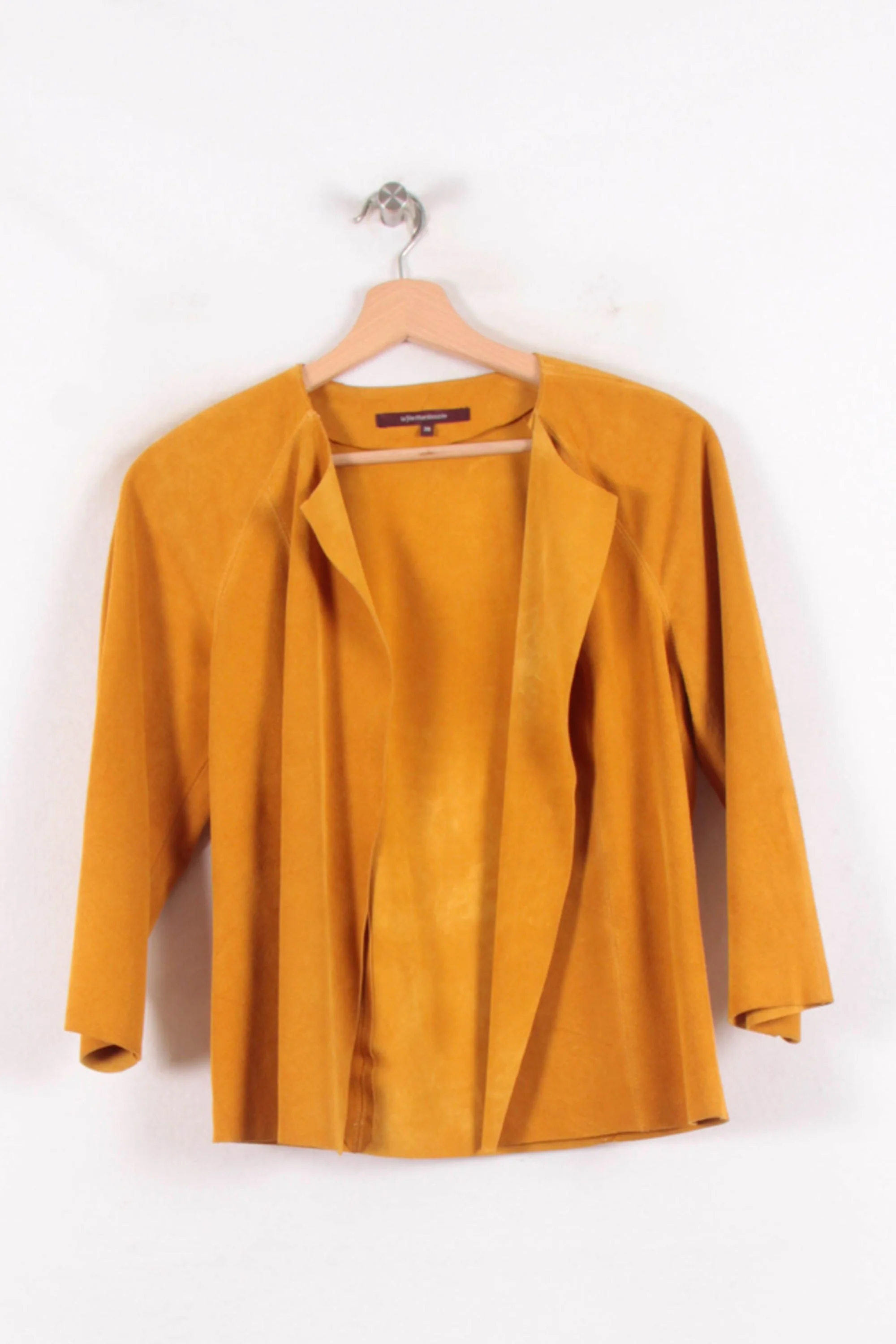 Veste en Cuir Orange - Taille M/38 - Image 2