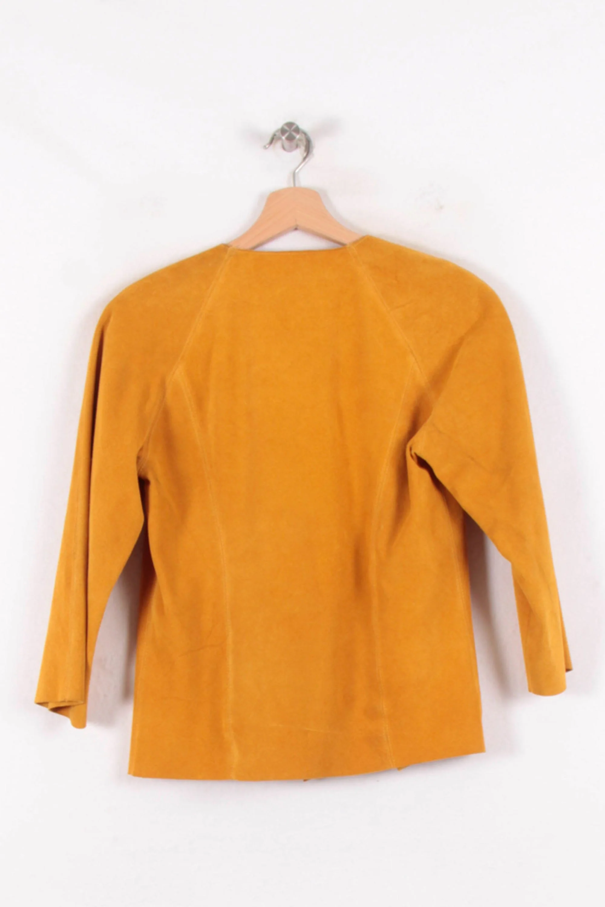 Veste en Cuir Orange - Taille M/38 - Image 4