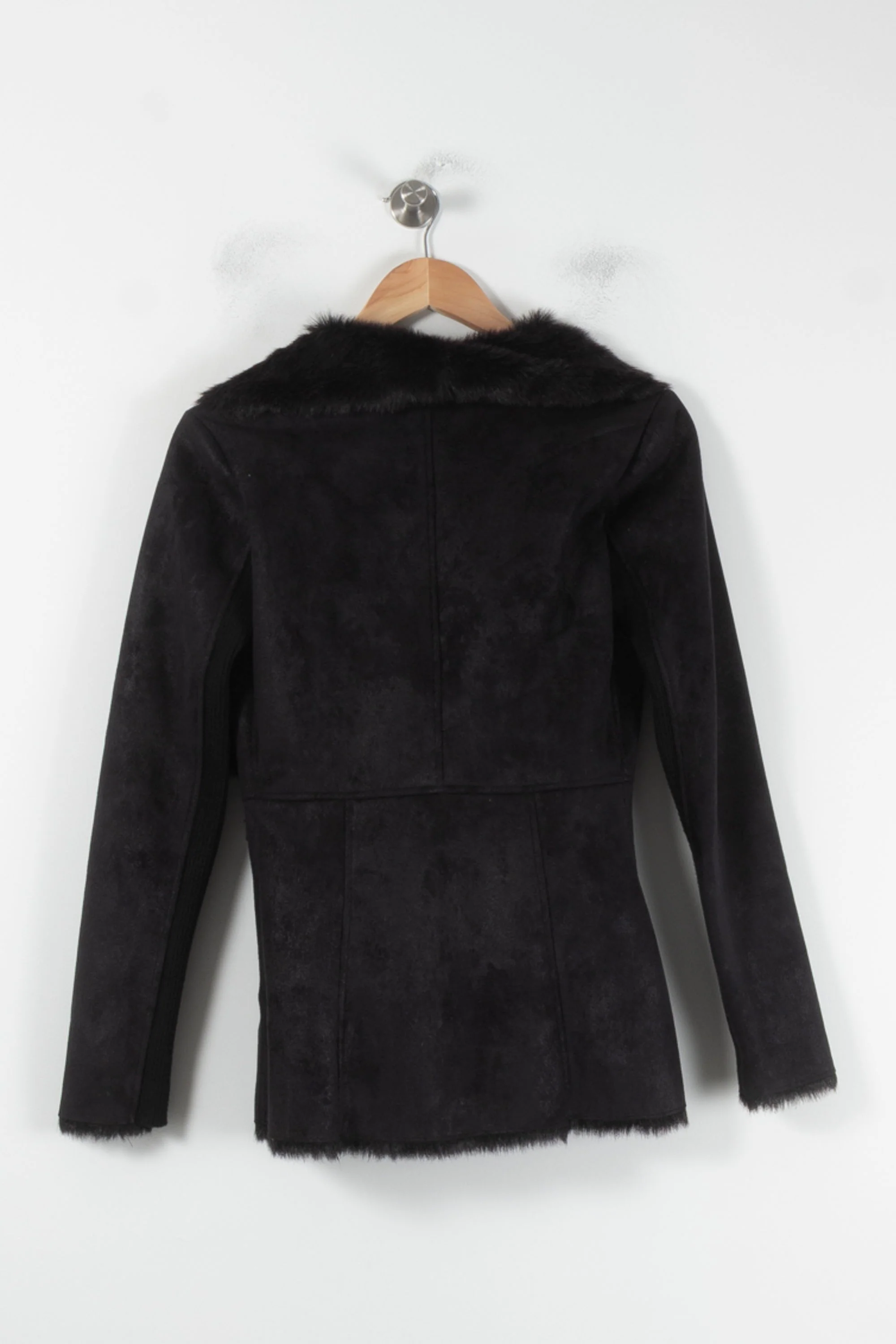 Veste En Daim Noire - Taille XS/34 - Image 4