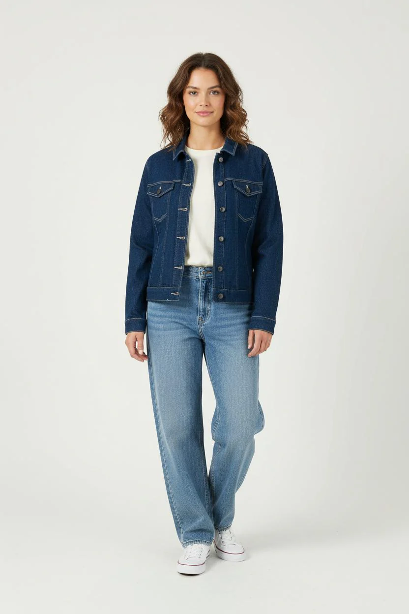 Veste en Jean Bleue - Taille XS/34