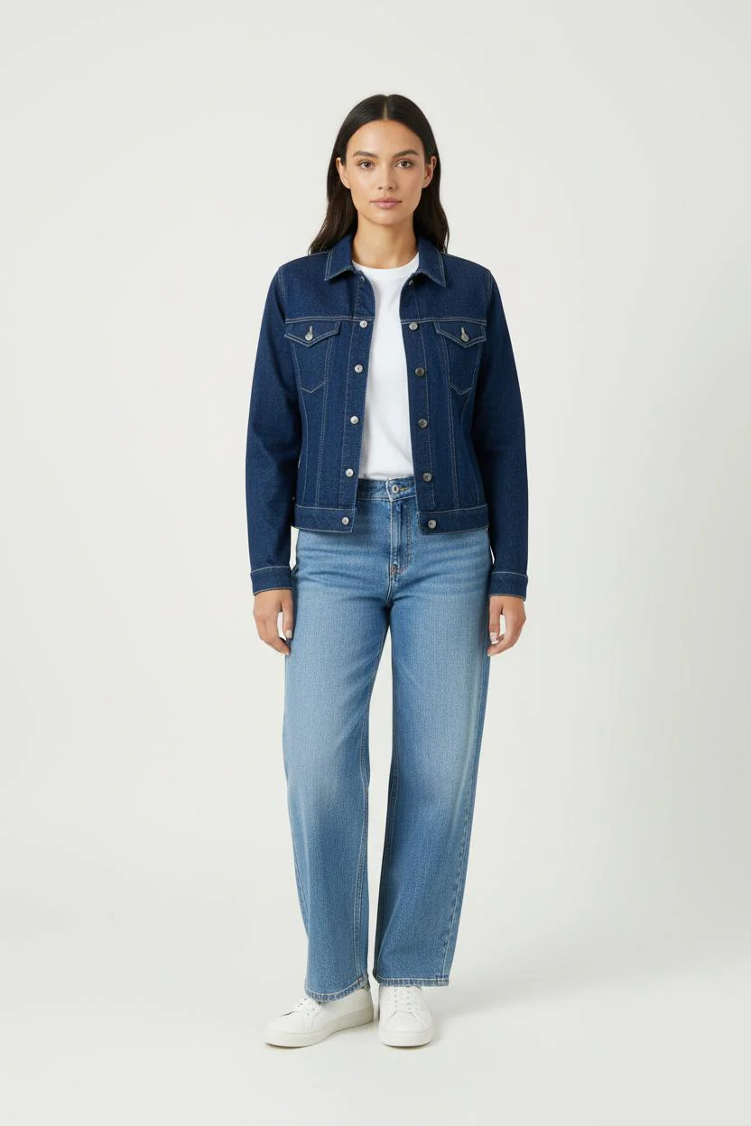 Veste En Jean Bleue - Taille XS/34