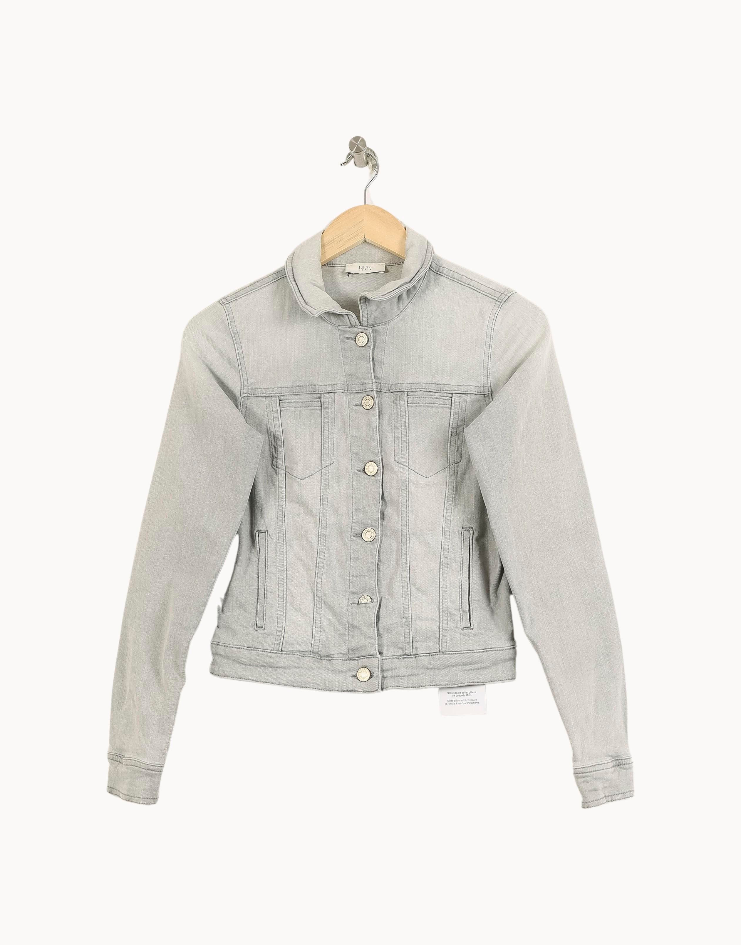 Veste En Jean Grise - Taille S/36 - Image 2
