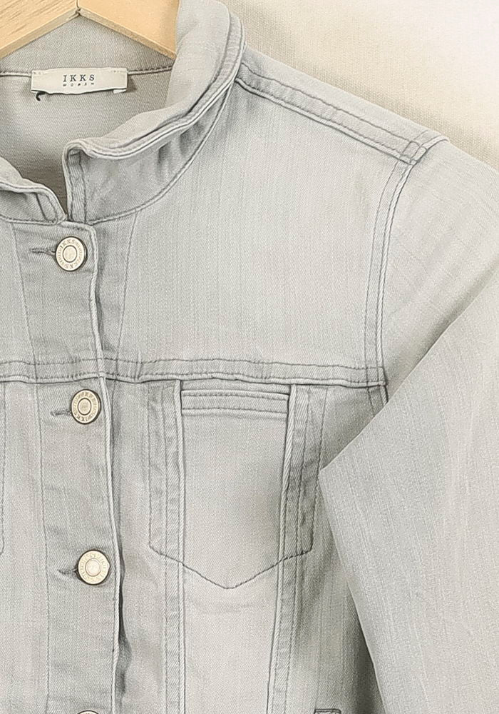 Veste En Jean Grise - Taille S/36 - Image 3