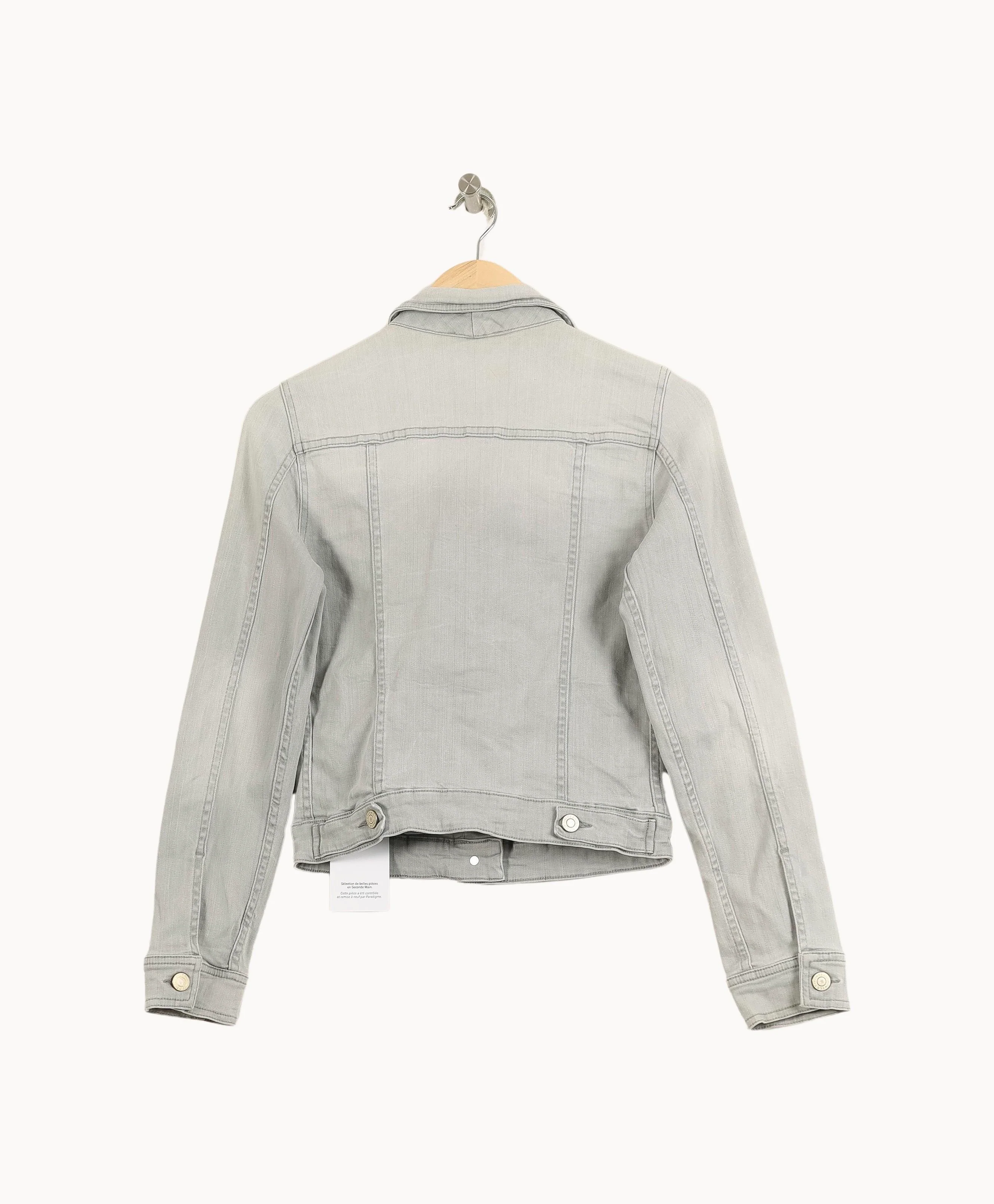 Veste En Jean Grise - Taille S/36 - Image 4