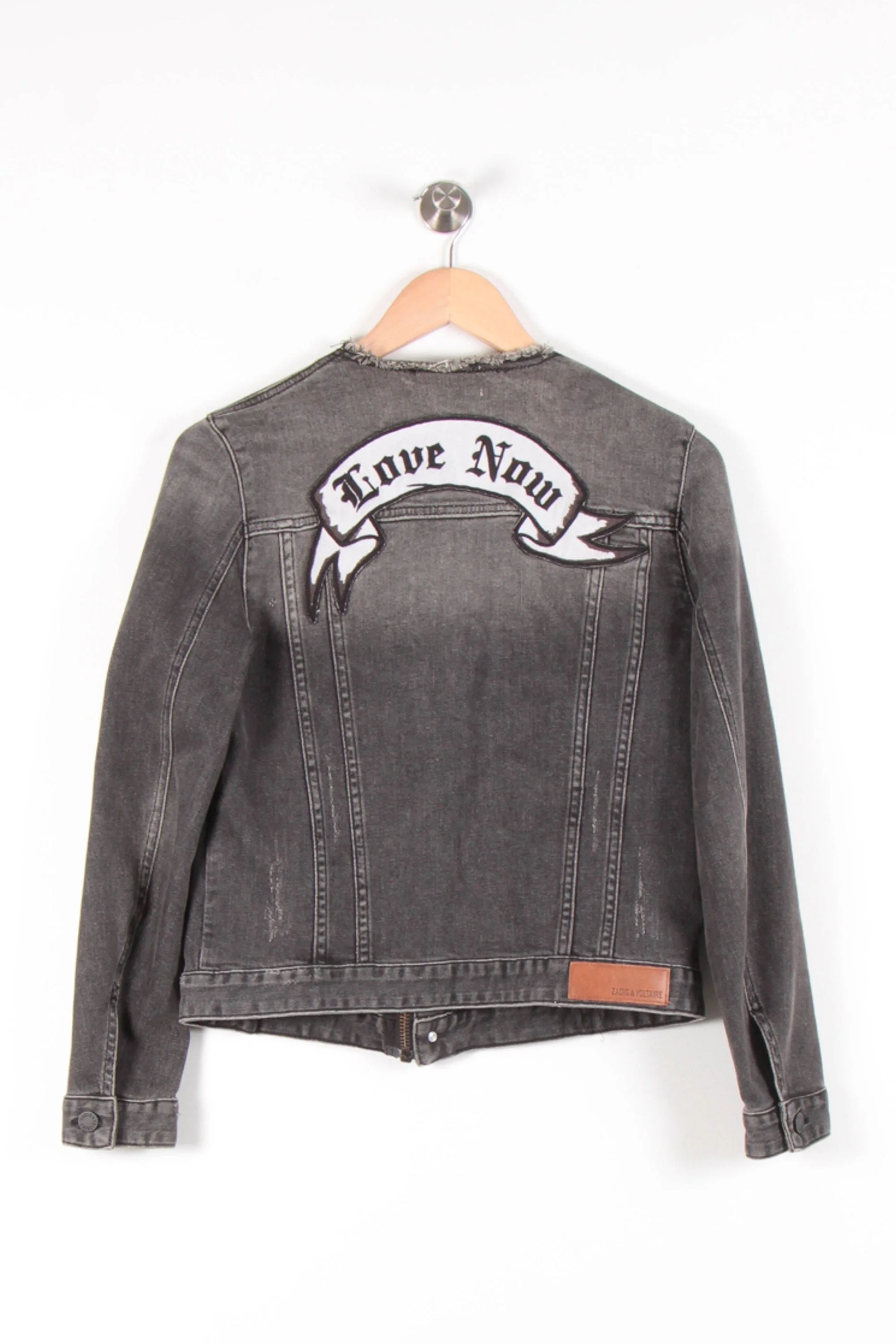 Veste en Jean Noire - Taille M/38 - Image 4