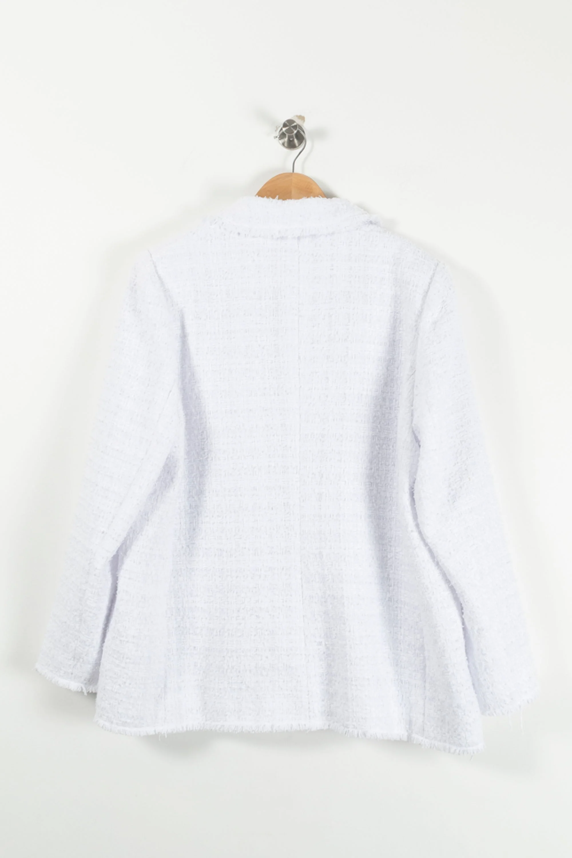 Veste en tweed Blanche - Taille XXXL/46 - Image 4