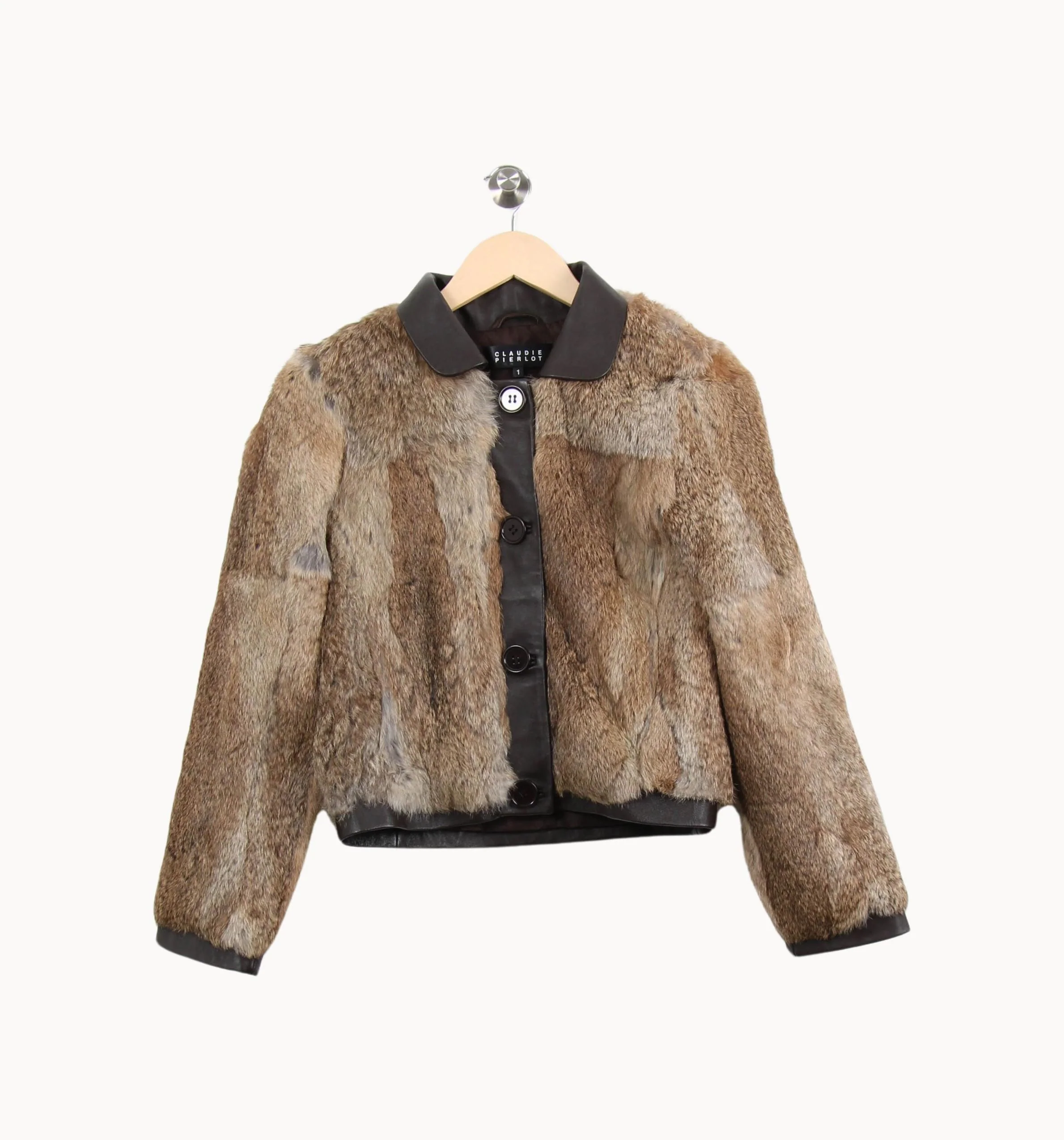 Veste Fourrure Marron - Taille S/36 - Image 2