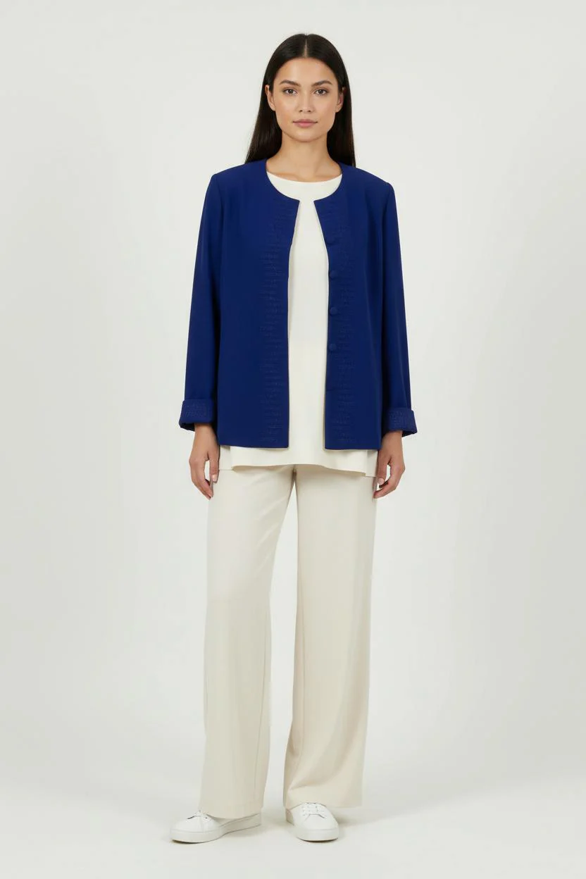 Veste Longue Bleue - Taille XL/42