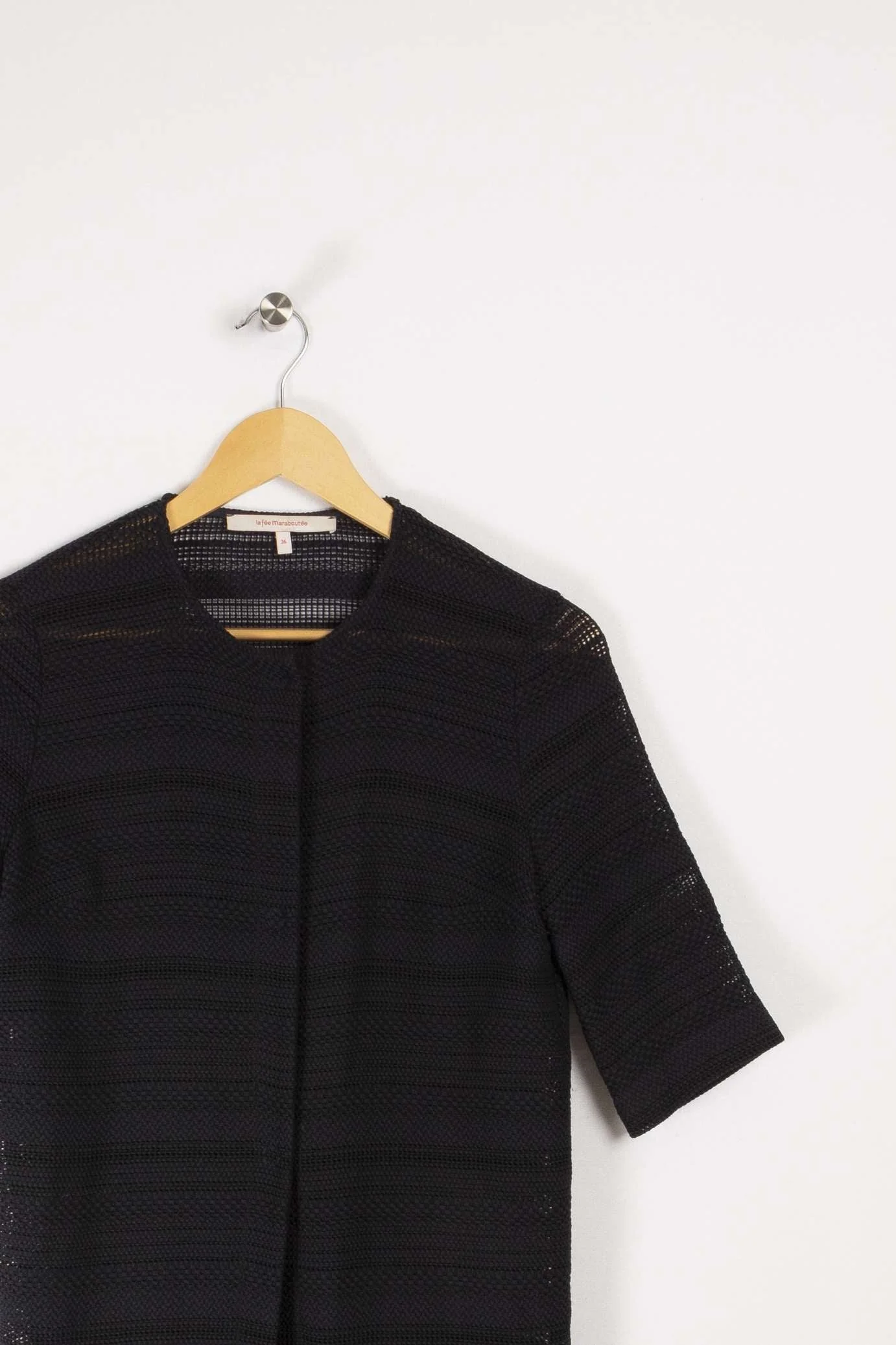 Veste longue noire - 36 - Image 6