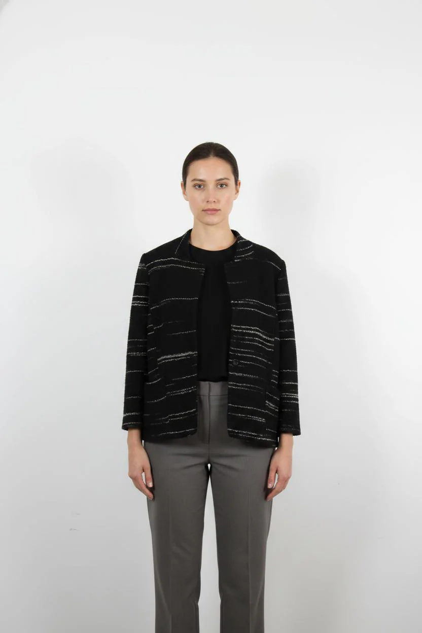 Veste Noire et Blanche - Taille S/36