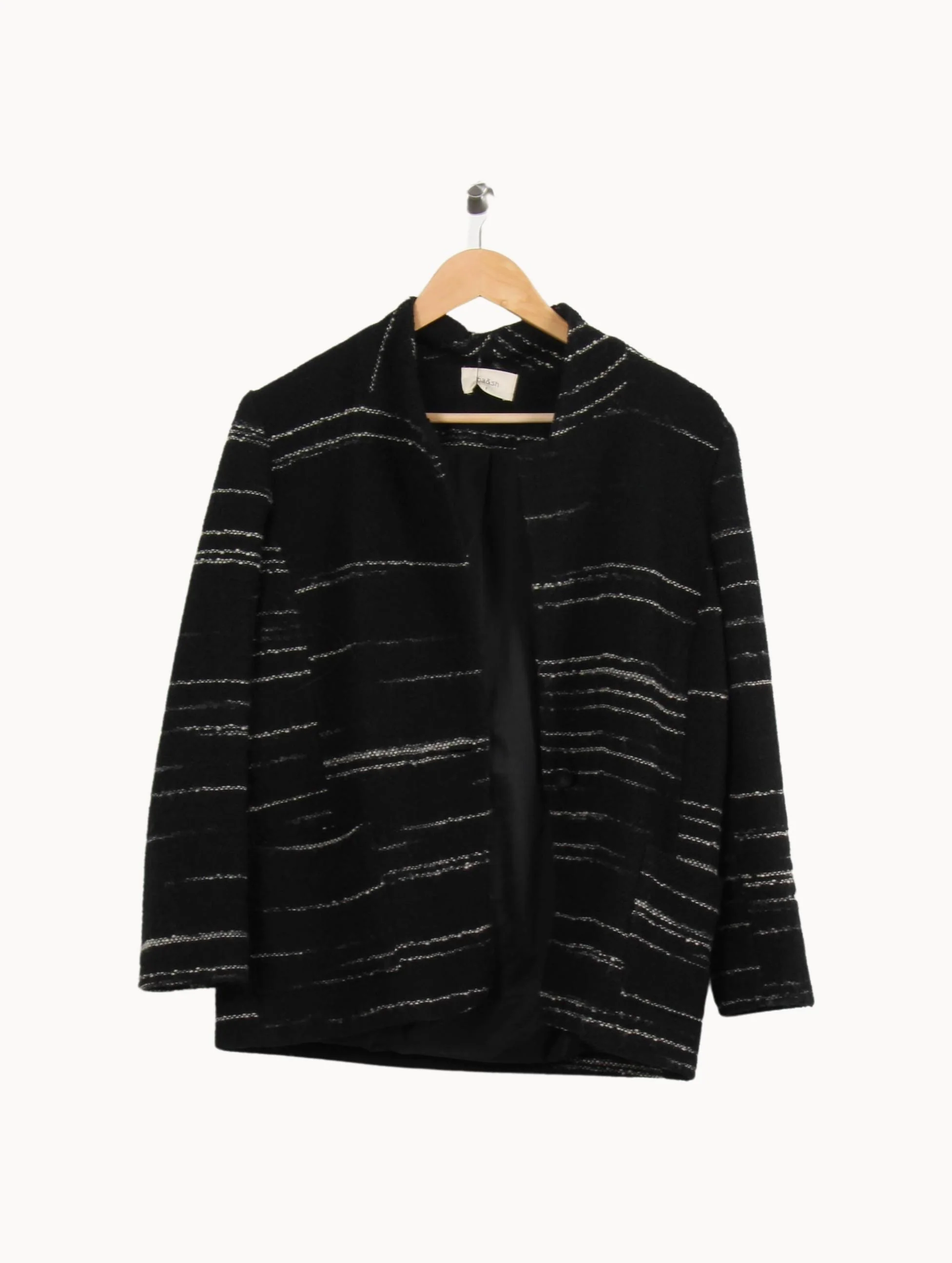 Veste Noire et Blanche - Taille S/36 - Image 2