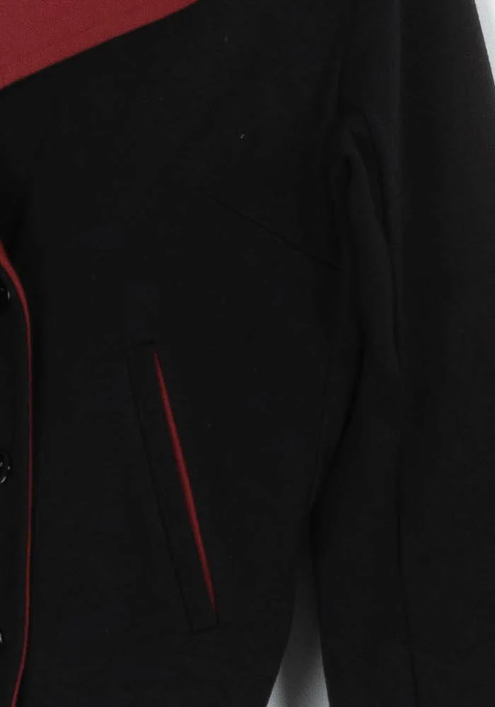 Veste Noire et Bordeaux - Taille M/38 - Image 3