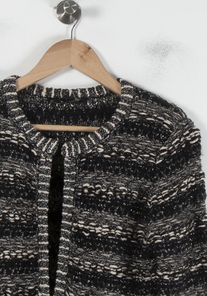 Veste Tweed Noire et Blanche - Taille S/36 - Image 3