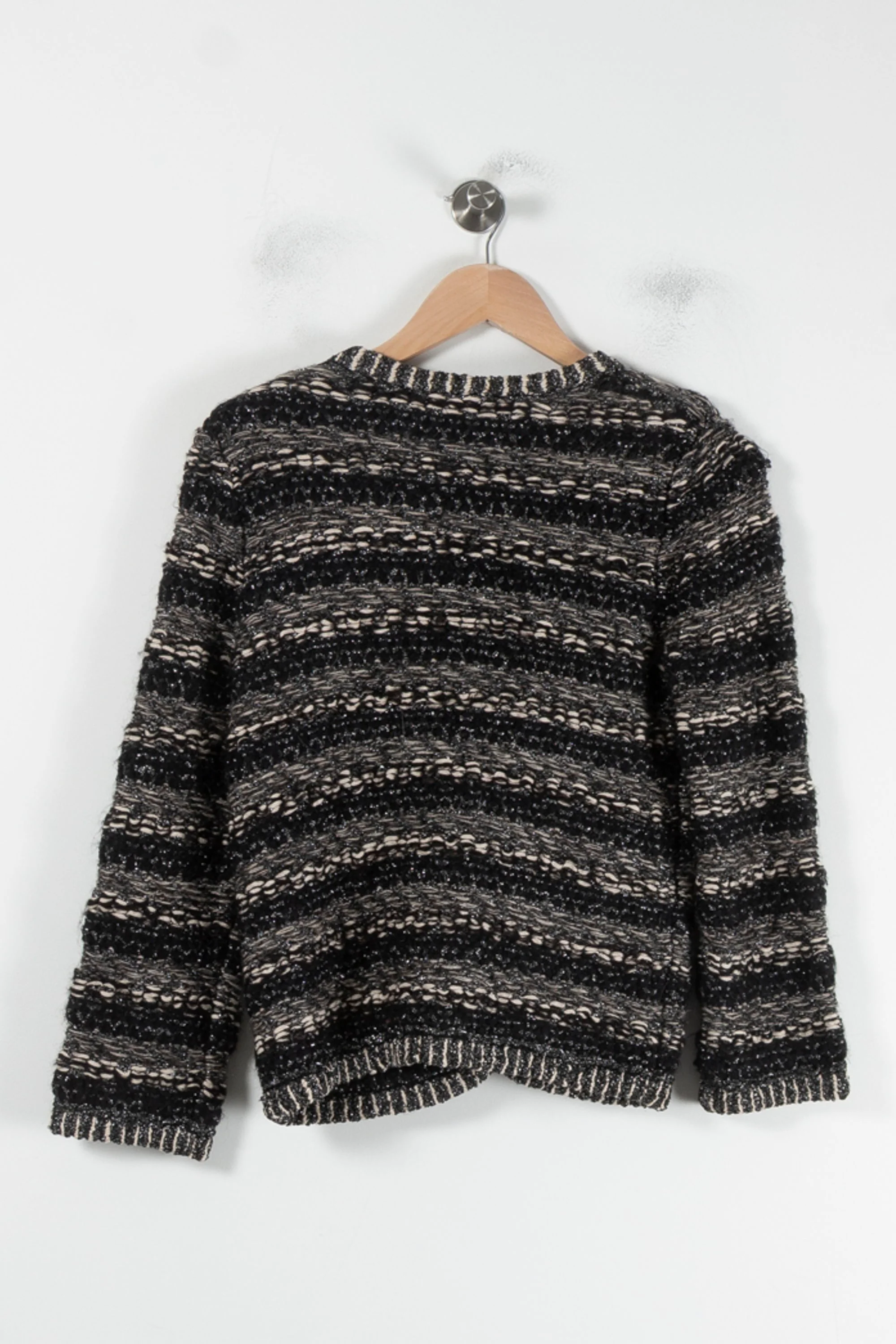 Veste Tweed Noire et Blanche - Taille S/36 - Image 4